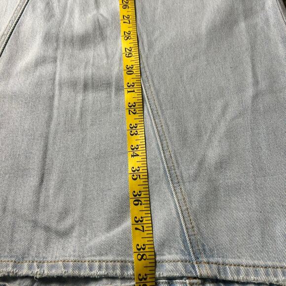 Levi’s size 26x39 belted denim maxi skirt with tie waist - Picture 5 of 5